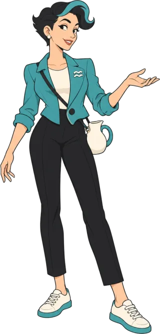 Aquarius zodiac character
