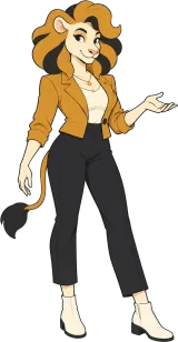 Lea, the Leo character